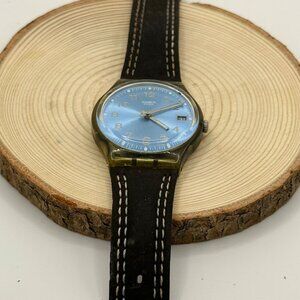 Swatch Watch Blue Choco GM415 Vintage 2004